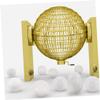 NAMOARLY 40pcs Reusable Empty Raffle Balls Lightweight Lottery Balls for Raffle Drawing No Stuffing view 3