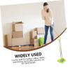 ORFOFE 1 Set Broom Dustpan Set House Broom Household Cleaning Toys and Dustpan Kit Floorcleaners Kid Floor Cleaning Tool Floor Cleaner Sweeping Brush Home Plastic Green view 3