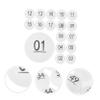 WHAMVOX 50pcs Balls for Bingo Raffle Drawing White Reusable for Party Game Balls view 4