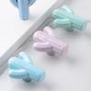 10Pcs/Sets Creative Ceramic Handle Modern Kids Room Handle Cactus Ceramic Cabinet Wardrobe Drawer Knob Furniture Door Pulls - (Color: Blue-2) view 4