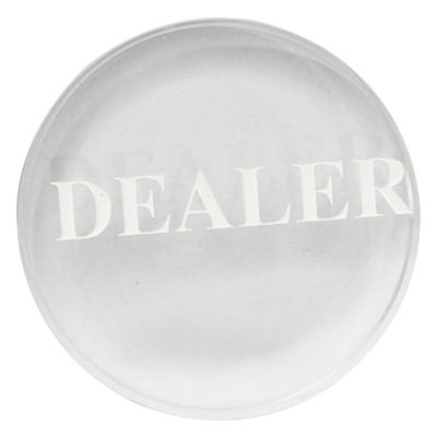 CORHAD Poker Dealer Button Dealer Button Crystal Poker Accessory Supplies Reusable
