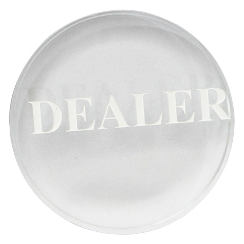 CORHAD Poker Dealer Button Dealer Button Crystal Poker Accessory Supplies Reusable