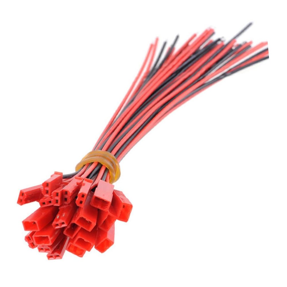 Jst Male Female Connector Kit 10 Pairs 150mm Silicone Wire