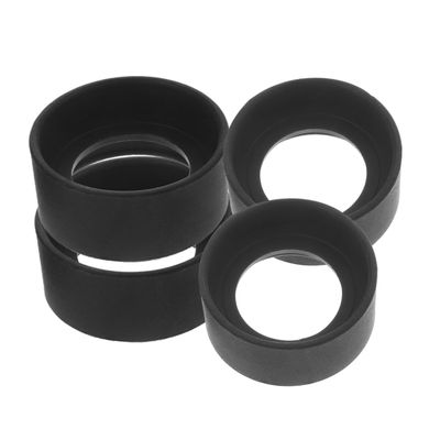GRIRIW 4pcs Replaceable Rubber Eyepiece Guards Microscope Eyepiece Covers Comfortable Fit
