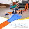2-in-1 Racetrack Connectors Compatible with Hot Wheels,Track Builder Adaptable Extensions to Enhance Track Building Fun view 4