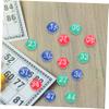 Gogogmee 49pcs Seamless Raffle Game Bingo for Party Fun and Portable Game Props for Raffles and and Design view 2