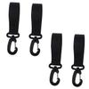 Hohopeti 4pairs Stroller Hooks Rotating Pram Hanger Metal Hook for Stroller Suitable for Buggy Baskets view 1