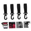 Hohopeti 4pairs Stroller Hooks Rotating Pram Hanger Metal Hook for Stroller Suitable for Buggy Baskets view 3