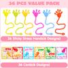 JOYIN 36 Packs Valentines Day Sticky Hands with Card, Valentine Party Favors, Classroom Exchange Gift for Kids, Holiday Reward Prizes view 2