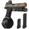 Electric Gel Toys New X5, Full Auto Splat-Blaster Includes Drum and Goggles for Outdoor Team Game, X2 Upgrade Version for Ages 14+,Sandy view 1