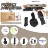 Electric Gel Toys New X5, Full Auto Splat-Blaster Includes Drum and Goggles for Outdoor Team Game, X2 Upgrade Version for Ages 14+,Sandy view 2