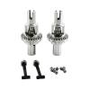 2Pcs Front and Rear Metal Differential Strong 28T Diff Gears Accessory for Wltoys 1:28 284161 284010 284131 K989 K969 RC Car(Silver) view 1