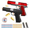 2Pack M1911 EVA Soft Foam Ejection Toy Blaster, Shooting with Foam Darts, Shooting Games, Backyard Fun and Outdoor Games, Education Toy Model for Boys Girls Halloween Christmas Ages 8+ (Black+Red) view 1