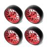 26.5Mm Hard Drift Metal Wheel Rim Tyres for Wltoys 284131 K969 K979 K989 Kyosho Mini-Z 1/28 RC Car Parts,Yellow(Red) view 1