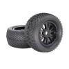 140mm Rubber Tires with Metal Wheels 17mm Hex for 1/8 RC Car Monster Truck Buggy Truggy, 2 Pieces view 4