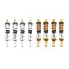 4Pcs 1/16 Scale Metal RC Car Shock Absorber Front and Rear RC Shocks Damper Spare Parts for 16207 16208 16210 H6 16209 Model(Argent) view 2