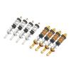 4Pcs 1/16 Scale Metal RC Car Shock Absorber Front and Rear RC Shocks Damper Spare Parts for 16207 16208 16210 H6 16209 Model(Argent) view 3