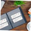 Gogogmee 1bag Transparent Money Holder Pages of Currency Album Sleeves for Storage and Display of World Banknotes Easy Organization for Collectors view 4