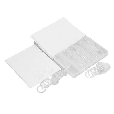 100Pcs C01 N Holder Case Estuche para Monedas Memorial Display Holder Clear Transparent Collection Poster Stand Capsules for Medal, C01 N Capsule 28Mm Scales