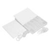 100Pcs C01 N Holder Case Estuche para Monedas Memorial Display Holder Clear Transparent Collection Poster Stand Capsules for Medal, C01 N Capsule 28Mm Scales view 1