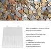 100Pcs C01 N Holder Case Estuche para Monedas Memorial Display Holder Clear Transparent Collection Poster Stand Capsules for Medal, C01 N Capsule 28Mm Scales view 3