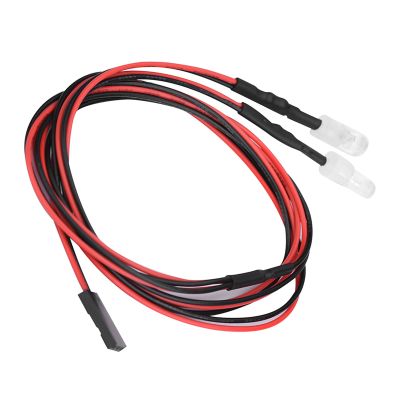 2Pcs Rc Light Rc Drift Car White Light Lights Vehicle Red Light Accessory Colored Light Headlights Blue Light Led Lights 6V Rc Headlamp Accessories for 1/10 Model Drift Car (No.