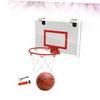 KONTONTY Mini Basketball Hoop Door Hanging Basketball Board Silent Indoor Material Easy Assembly view 3