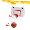KONTONTY Mini Basketball Hoop Door Hanging Basketball Board Silent Indoor Material Easy Assembly view 4