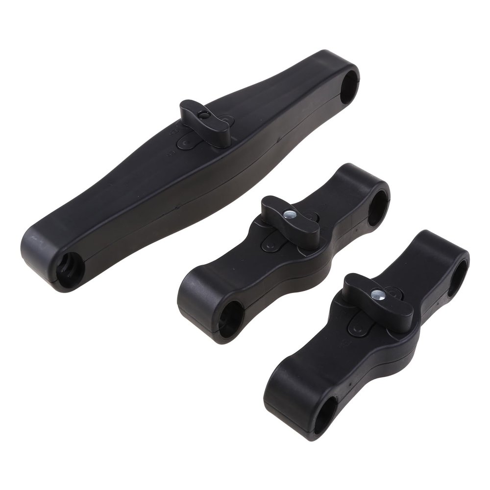 3Pcs Twin Connectors Double Connectors Pram Twin Connectors Secure Clip Replacement Accessories