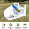 White Bounce House for Adults Kids,15.8FT Heavy Duty 100% PVC Large Commercial Bounce House Bouncy Castle with Big Slide and Ball Pit for Backyard,Birthday Party,Wedding,Outdoor Game view 2