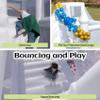 White Bounce House for Adults Kids,15.8FT Heavy Duty 100% PVC Large Commercial Bounce House Bouncy Castle with Big Slide and Ball Pit for Backyard,Birthday Party,Wedding,Outdoor Game view 4