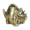 NTIYOU Money Banks Bank Saving Bank Creative Metal Cartoon Retro Dinosaur Piggy Bank Coin Bank Saving Pot Money Box Stegosaurus Kids Stuff Kid(Gold) view 1
