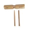 Double Boom Music Rhythm Blocks Hardwood Rhythm Sticks Wood Building Blocks Orff Instrument Wood Block Percussion Blocks view 1