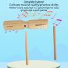 Double Boom Music Rhythm Blocks Hardwood Rhythm Sticks Wood Building Blocks Orff Instrument Wood Block Percussion Blocks view 4