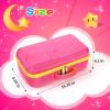 Hard Travel Case Compatible with Little Tikes for Story Dream Machine Books Starter Set, Protective Hard Case Container for Storytime Audio Play Real for Littles Character Collection (Upgraded Pink) view 2