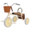 BAIODNB Kids Tricycle Outdoor,Vintage Kids Bike with Training Wheels & Basket, Toddlers Bicycles for Girls Boys Ages 2-6 Years Children Riding Toys/Birthday Gift (Brown) view 1
