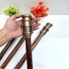 1920 Dollond London Victorian Brass Telescope Compass Walking Stick, Gift for Dad view 1