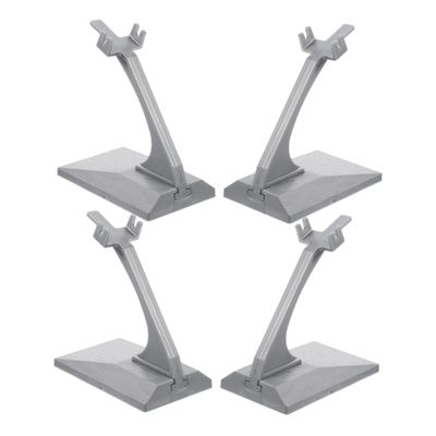 WOONEKY 4pcs Glider Plane Display Stands Aircraft Model Holders Detachable Design Easy Assembly Stylish Home Accessory