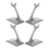 WOONEKY 4pcs Glider Plane Display Stands Aircraft Model Holders Detachable Design Easy Assembly Stylish Home Accessory view 1