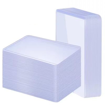 1Pack 3" x 4" Clear Top Loaders, 35PT Hard Plastic Card Sleeves Protector,Top Loading Card Case for Pokmon,Baseball, Football,MTG, Trading Cards & Sports Cards. (100 Top Loaders + 100 Soft Sleeves)