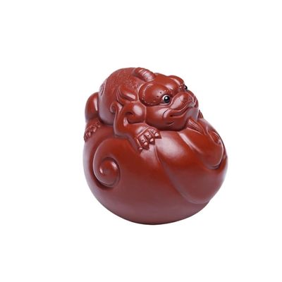 NUHSLF Tea Pet Tea Pets Handmade Purple Sand Tea Pet Tea Table Tea Tray Decoration Ideal Tea Accessories for Tea Lovers Gongfu Tea Set Kung Fu Tea SetA