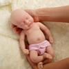 12" Reborn Baby Doll Silicone Full Body Realistic Newborn Doll The Look Real Closed Eyes Sleeping Baby Girl with Pink Clothes Feeding Accessories Set view 1