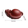 NUHSLF Tea Pet Tea Pets Purple Sand Dragon Turtle Tea Pet Office Kung Fu Tea Set Home Fortune Ornaments Gongfu Tea Set Kung Fu Tea SetA view 2