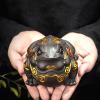 NUHSLF Tea Pet Tea Pets Purple Sand Tea Pet Ornaments Golden Toad Tea Set Tea Play Tea Table Toad Exquisite Handmade Tea Table Ornaments Gongfu Tea Set Kung Fu Tea SetB view 4