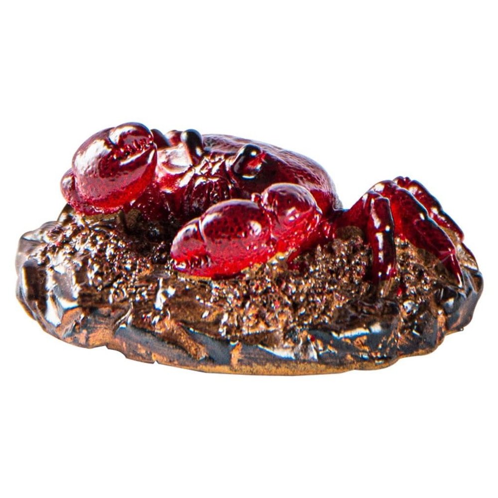 NUHSLF Tea Pet Tea Pets Crab Color Changing Tea Pet Can Be Raised to Attract Fortune Pet Tea Set Accessories Resin Crafts Gongfu Tea Set Kung Fu Tea SetA