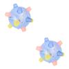 HOOTNEE 2pcs Music Jumping Toy Flashing Lights and Bouncing for Boys and Girls Great for Play No Batteries Required Random Color view 1
