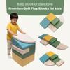IGLU Soft Play Montessori Large Foam Blocks in Pastel Baby Crawling Helper Forms and Slide Indoor Climbing Toys for Toddlers 1-2 view 2
