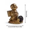 NUHSLF Tea Pet Tea Pets Tea Pet Ornaments Wealth Creative Handmade Statues Tea Table Tabletop Ornaments Color-Changing Tea Toys Gongfu Tea Set Kung Fu Tea SetB view 2