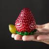NUHSLF Tea Pet Tea Pets Creative Fruit Tea Pet Living Room Tea Table Tea Play Accessories Resin Strawberry Tea Pet Can Change Color Gongfu Tea Set Kung Fu Tea SetA view 3