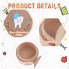 Aeaocvo Tooth Fairy Tooth Holder 3D Carved Tooth Fairy Box, Wood Baby Tooth Box, Cute Lost Tooth Holder for Kids' First Lost Teeth, Dropped Tooth Keepsake Box for Boys Girls view 4